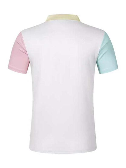 Chic & Comfortable Casual Polo Shirt with Stylish Lapel - Perfect for Spring-Summer!