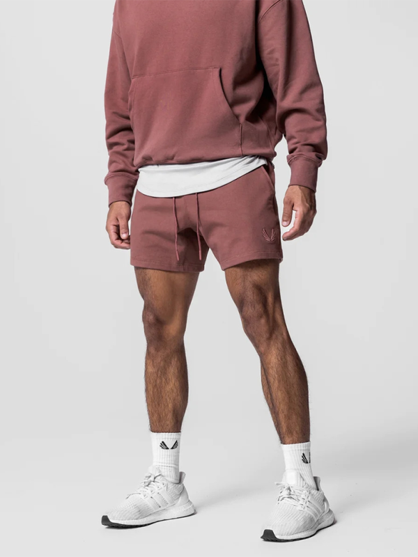 Retro-Inspired Men's Versatile Training Shorts - Embroidered Loose Fit for Ultimate Comfort and Style