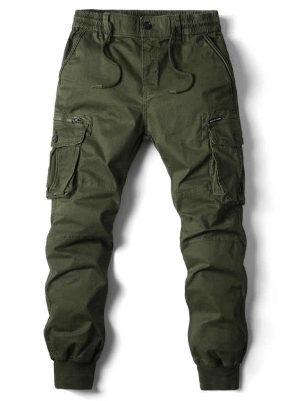 Essential Men's Solid Cargo Pants - Effortless Style and Comfort for Every Adventure