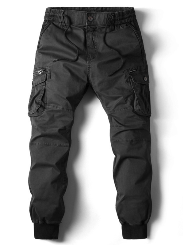 Essential Men's Solid Cargo Pants - Effortless Style and Comfort for Every Adventure