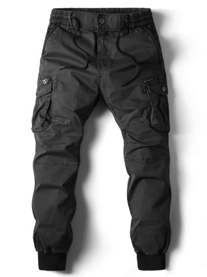 Essential Men's Solid Cargo Pants - Effortless Style and Comfort for Every Adventure