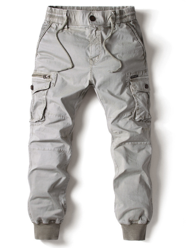 Essential Men's Solid Cargo Pants - Effortless Style and Comfort for Every Adventure