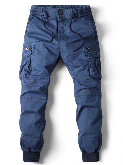 Essential Men's Solid Cargo Pants - Effortless Style and Comfort for Every Adventure