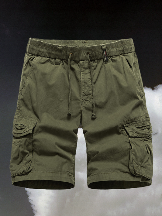 Men's Retro Cargo Pants with Multi-Pocket Design