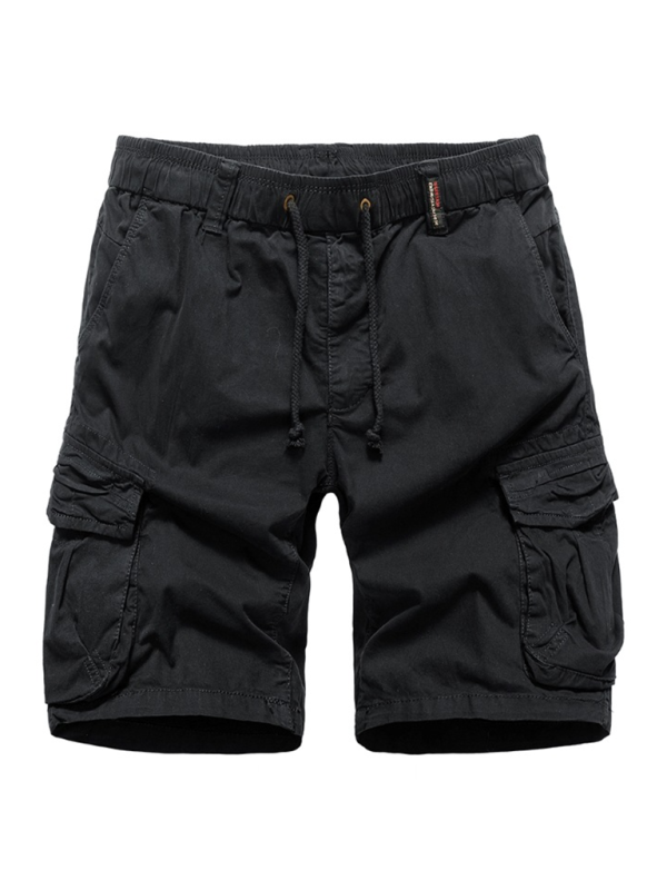 Versatile Retro Cargo Shorts with Multi-Pockets for Stylish Spring-Summer Adventures