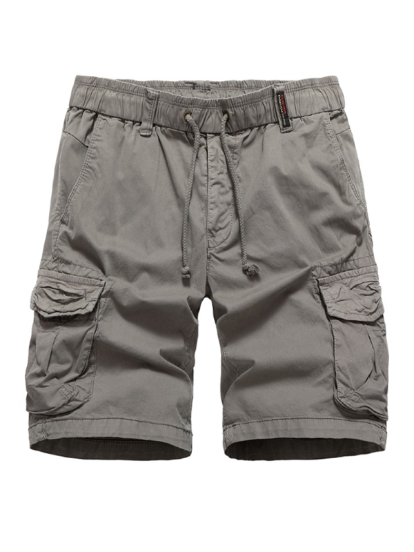 Versatile Retro Cargo Shorts with Multi-Pockets for Stylish Spring-Summer Adventures