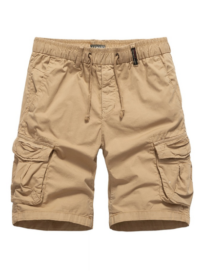 Versatile Retro Cargo Shorts with Multi-Pockets for Stylish Spring-Summer Adventures