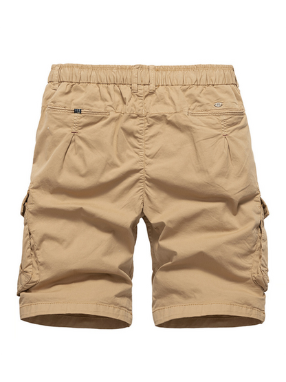 Versatile Retro Cargo Shorts with Multi-Pockets for Stylish Spring-Summer Adventures