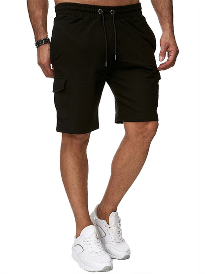 Ultimate Men's Multi-Pocket Active Shorts - Comfortable Fitness Overalls for Spring-Summer Adventures