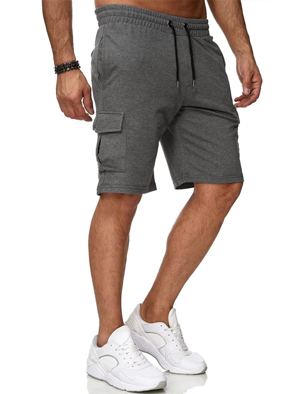 Ultimate Men's Multi-Pocket Active Shorts - Comfortable Fitness Overalls for Spring-Summer Adventures