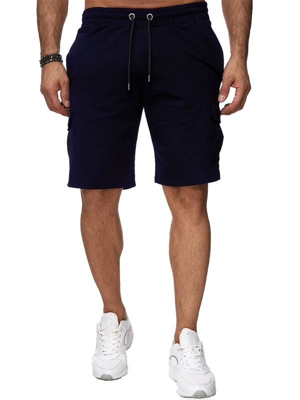 Ultimate Men's Multi-Pocket Active Shorts - Comfortable Fitness Overalls for Spring-Summer Adventures