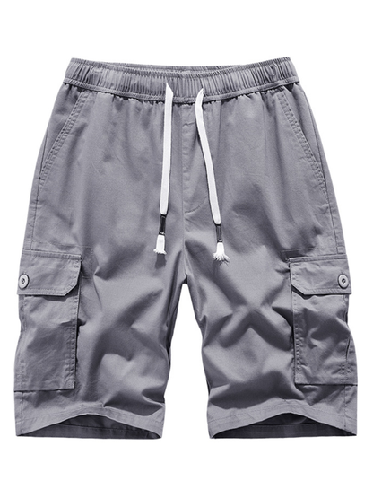 Comfort-Fit Men's Cotton Work Shorts - Perfect for Spring and Summer Adventures