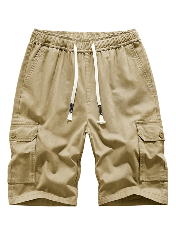 Comfort-Fit Men's Cotton Work Shorts - Perfect for Spring and Summer Adventures