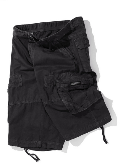 Vintage-Inspired Men's Utility Shorts Overalls with Ample Pocket Space