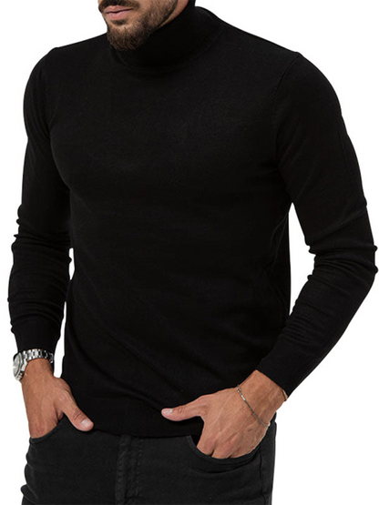 Cozy Chic Turtleneck Long Sleeve Tee for Effortless Autumn Style