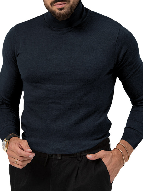 Cozy Chic Turtleneck Long Sleeve Tee for Effortless Autumn Style