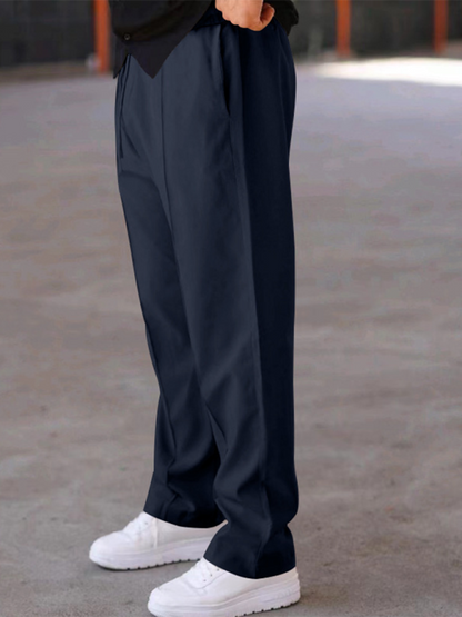 Versatile Men's Relaxed Fit Sports Trousers for Ultimate Comfort