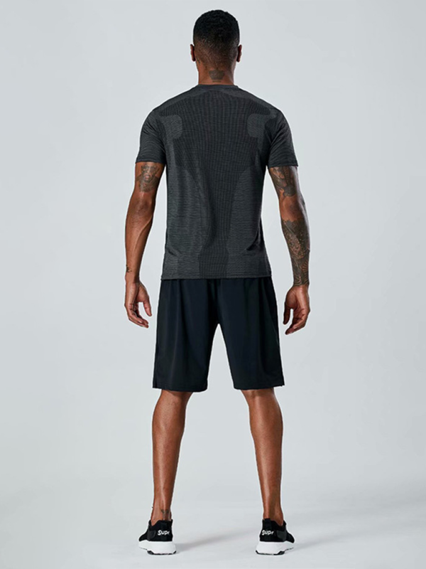 Men's Quick-Dry Short Sleeve Athletic T-Shirt - Ultimate Comfort for Running & Training