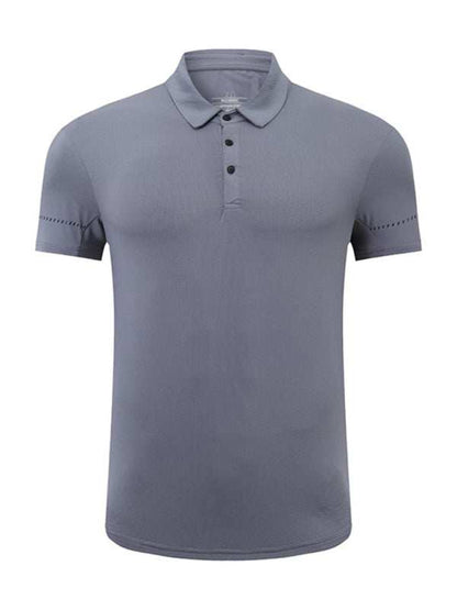 Men's High-Performance Quick Dry Polo - Perfect for Spring & Summer Adventures