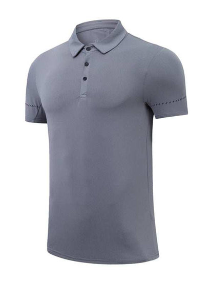 Men's High-Performance Quick Dry Polo - Perfect for Spring & Summer Adventures