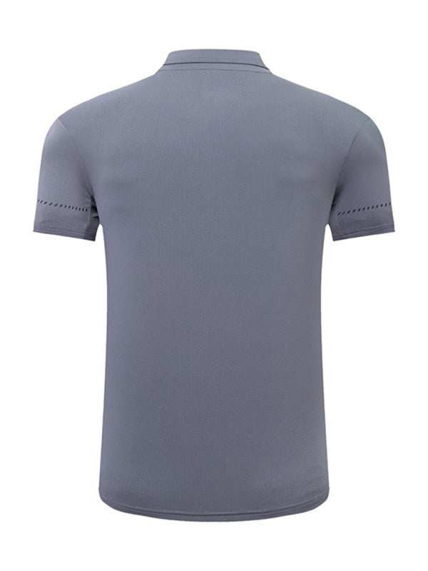 Men's High-Performance Quick Dry Polo - Perfect for Spring & Summer Adventures