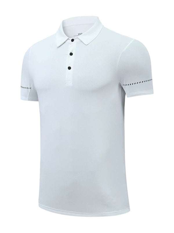 Men's High-Performance Quick Dry Polo - Perfect for Spring & Summer Adventures