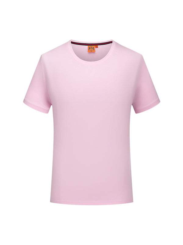 Unisex Essential Solid Color Tees - Comfortable & Versatile Short-Sleeved T-Shirts for Spring & Summer