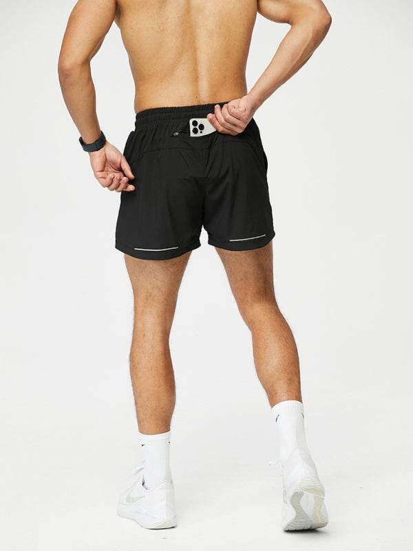 Men's Lightweight Breathable Quick-Dry Three-Quarter Running Shorts for Ultimate Comfort and Style